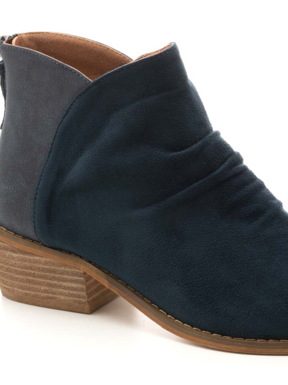 Corkys Slouch Booties SZ 7 Two Tone Navy Blue